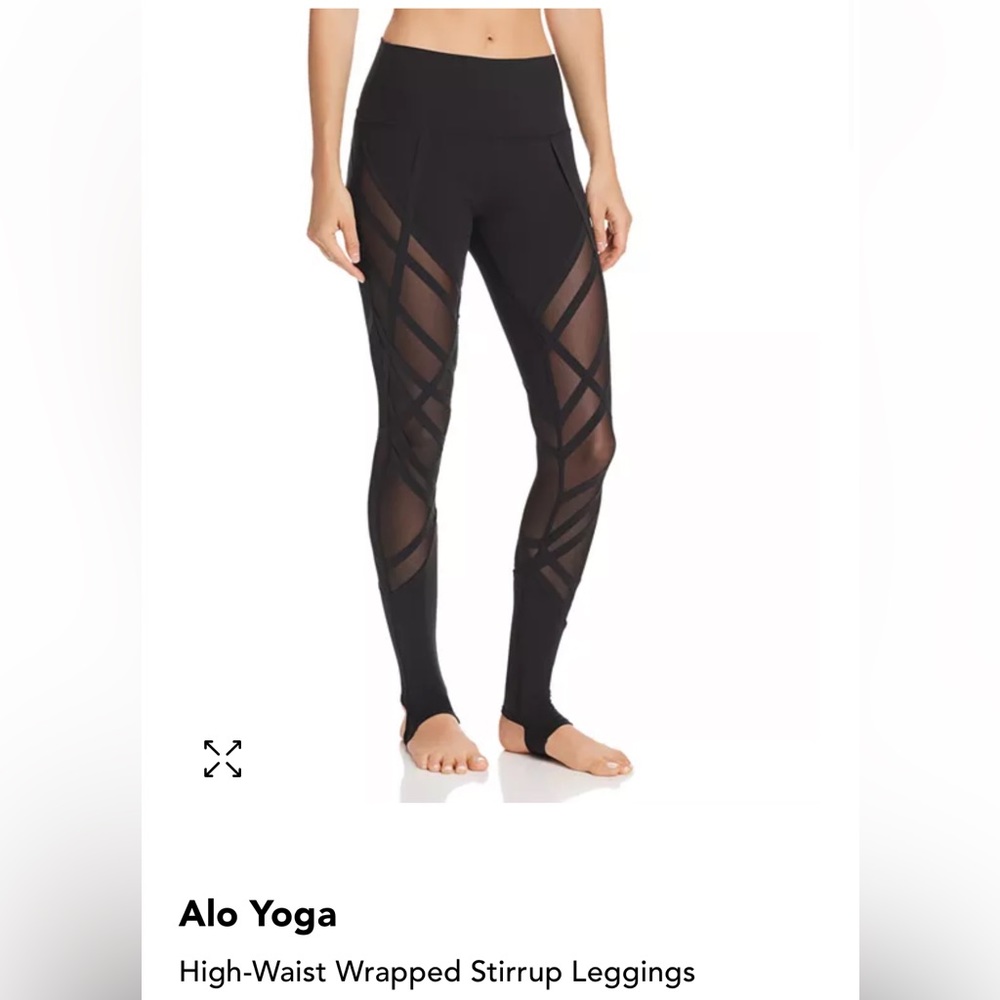 ALO YOGA high waist wrapped leggings